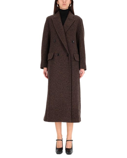 Max Mara Brown Arco Oversized Coat