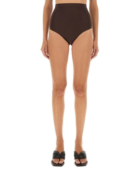 Rick Owens Black High Waisted Shorts