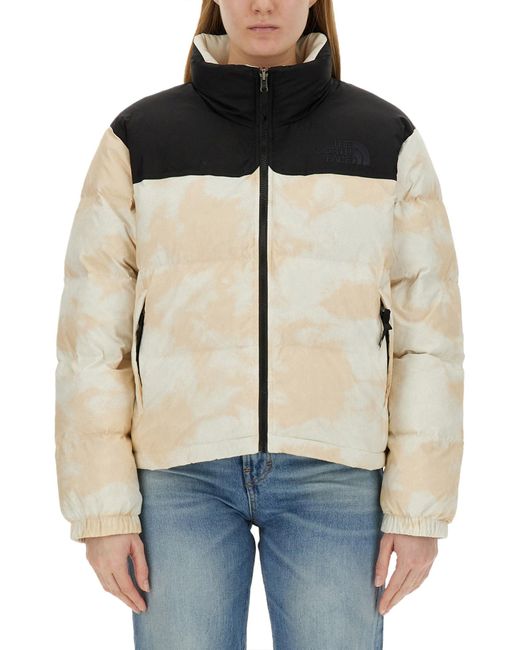 The North Face Blue Cropped Down Jacket