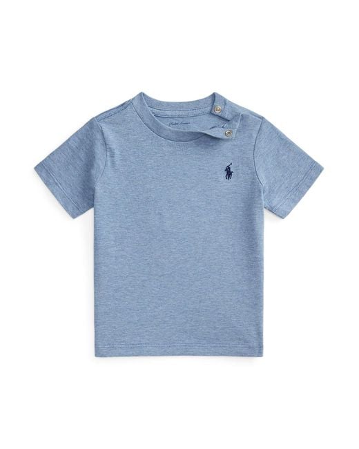 Polo Ralph Lauren Blue T Shirt With Logo