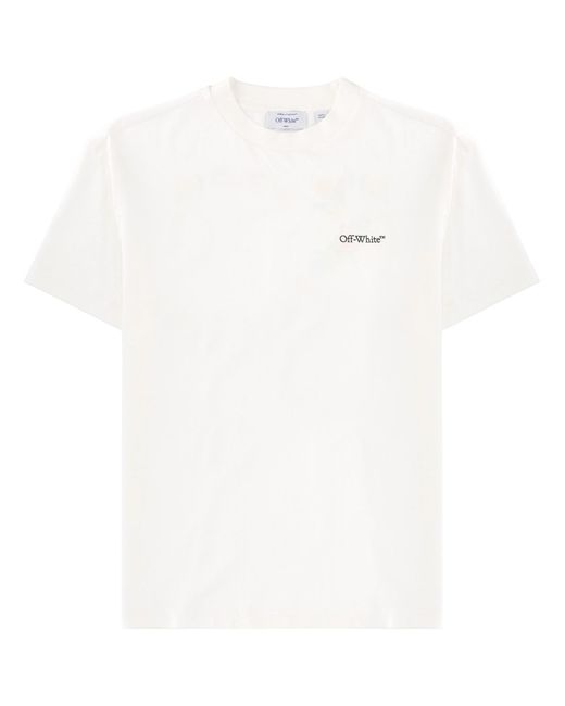 Off-White c/o Virgil Abloh White Logo Crew Neck T-Shirt