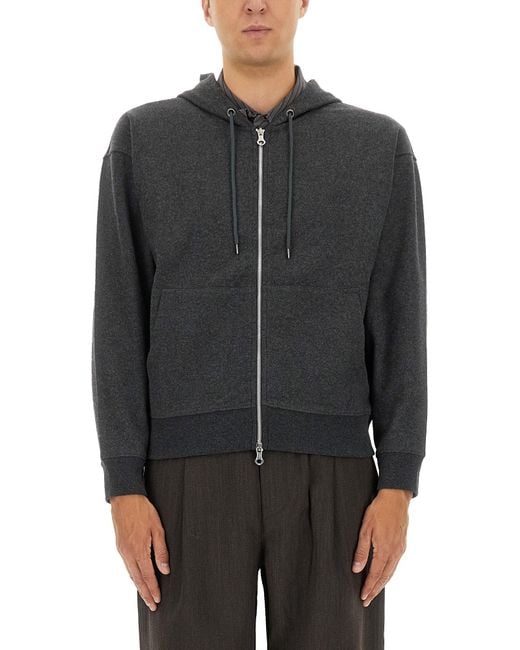 Our Legacy Gray Zipper "Rascal" Sweatshirt for men