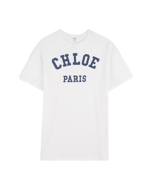 Chloé White Vestito Maxi T Shirt