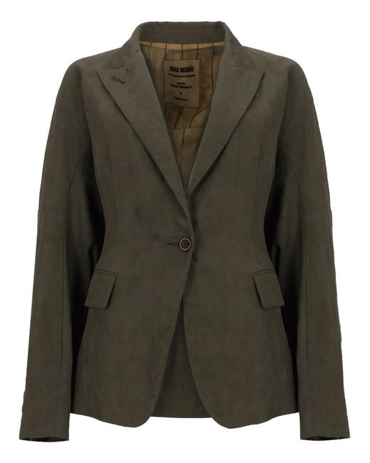 Uma Wang Green Stylish Jacket