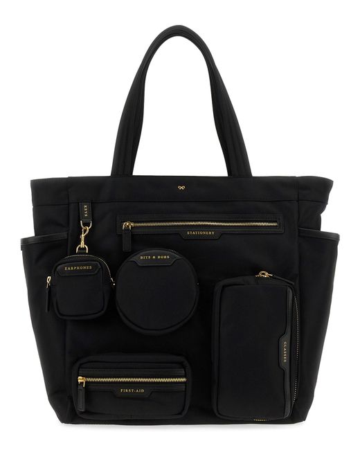 Anya Hindmarch Commuter Tote Bag in Black Lyst UK