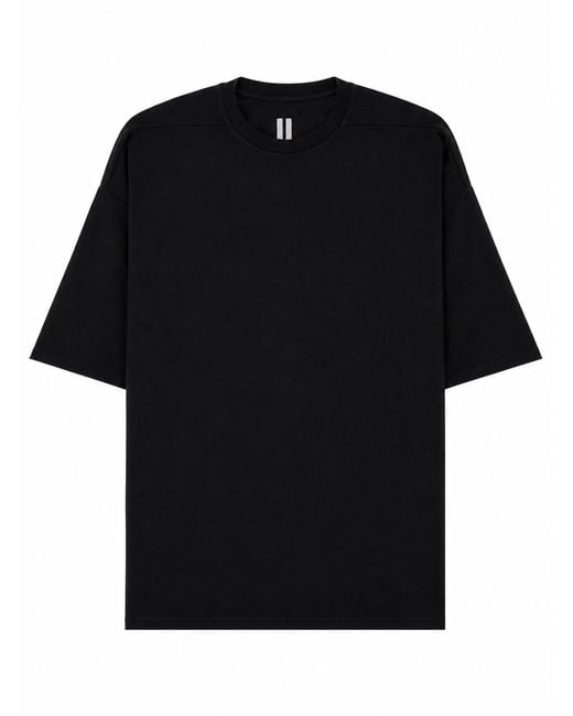 Rick Owens Black T-Shirt "Tommy T" for men