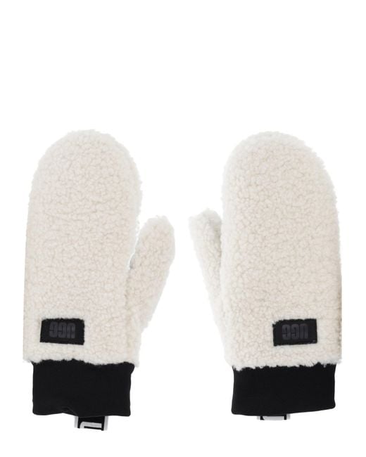 Ugg White "Fluff" Fleece Knobs