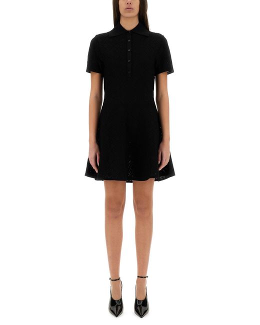 Givenchy Black Monogram Jacquard Dress