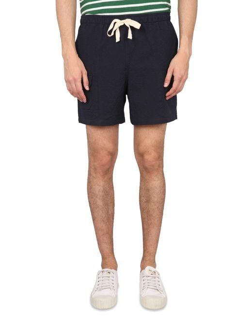 Howlin' By Morrison Blue Bermuda Holdon for men