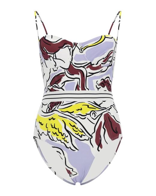 Tory Burch White Chic Swimwear For