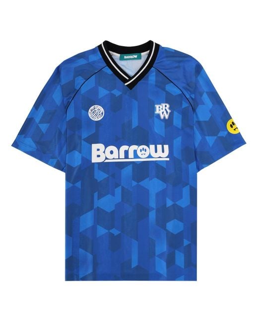 Barrow Blue T-Shirt Con Logo