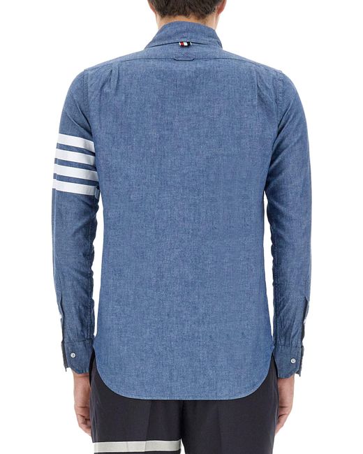 Camicia Button Down di Thom Browne in Blue da Uomo