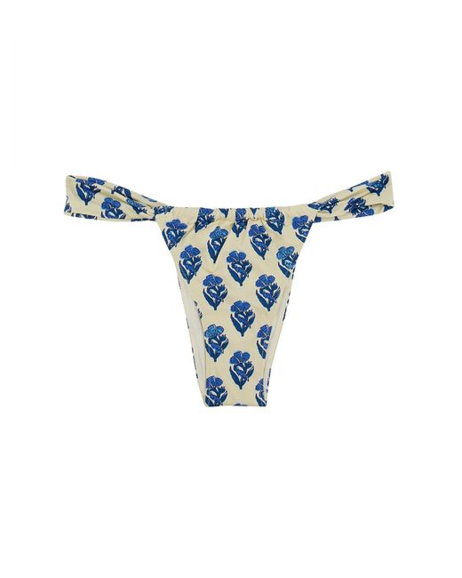 Mc2 Saint Barth Blue Noelle Bikini Bottom