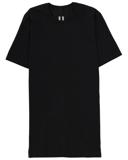 Rick Owens Black Solid T-Shirt for men