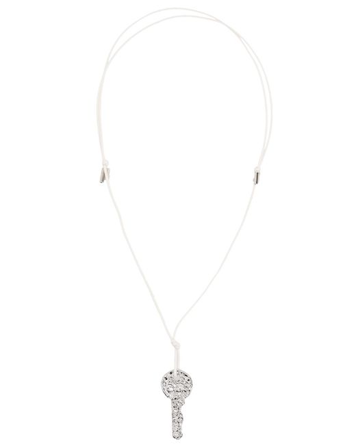 MM6 by Maison Margiela White "Key" Necklace