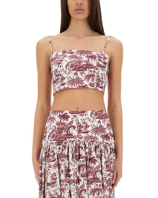 Staud Red Federico" Tank Top
