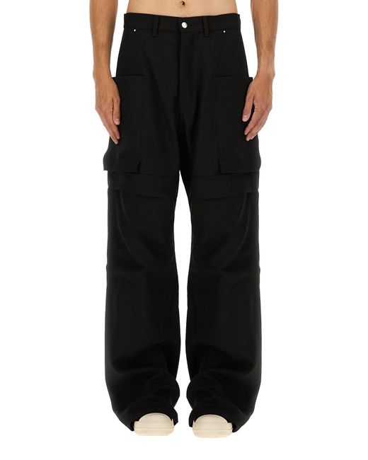 Rick Owens Black 'Stefan Cargo' Pants for men
