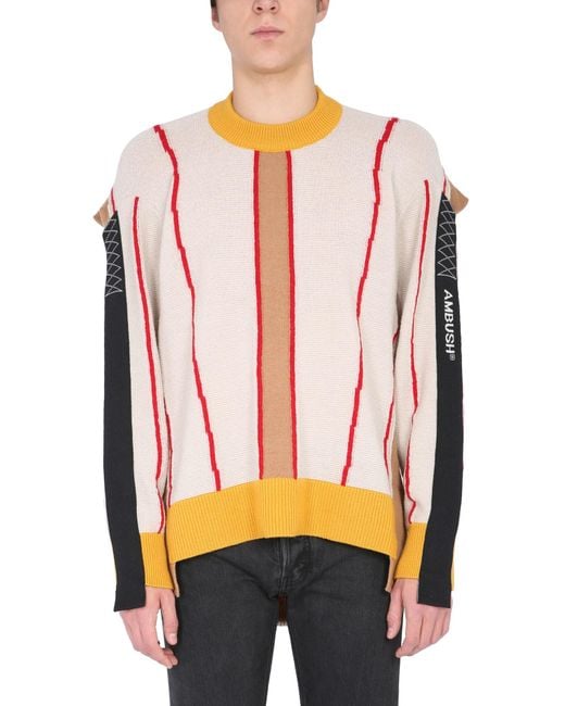 Ambush Multicolor Crew Neck Sweater for men