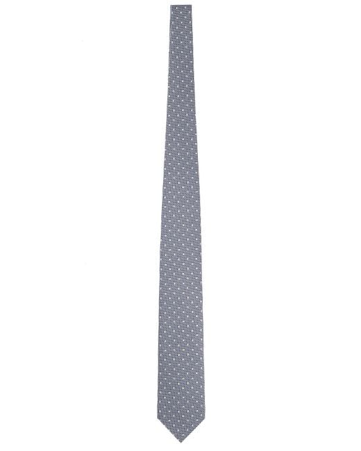 Tom Ford White Printed Silk Tie for men