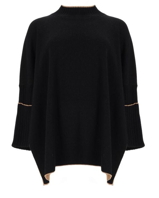 Herno Black Maglia Oversize