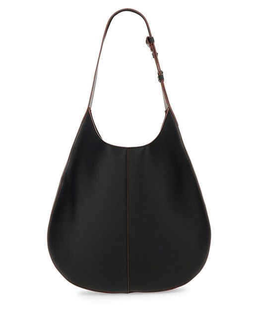Di Bag Hobo In Pelle Piccola di Tod's in Black