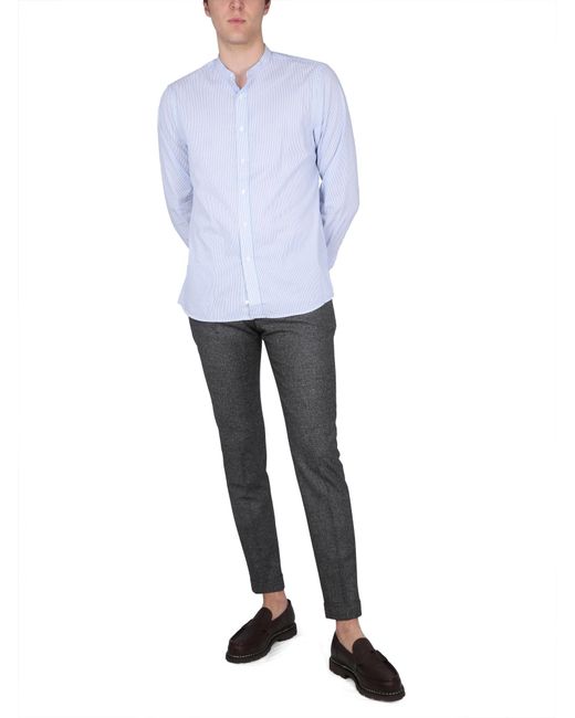 Camicia Regular Fit di Aspesi in Blue da Uomo
