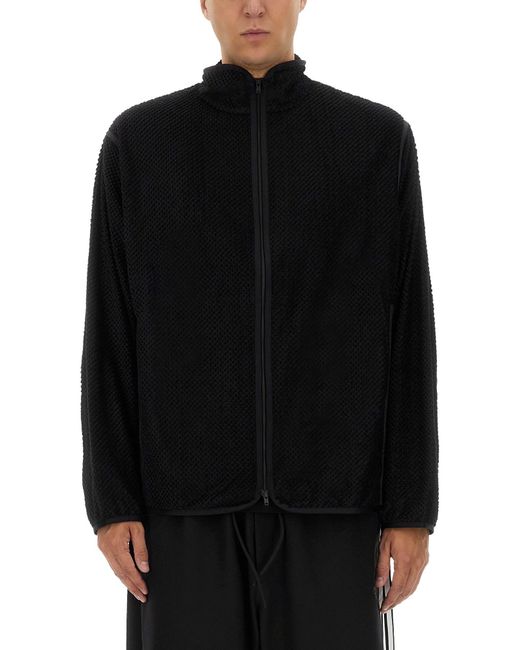 Y-3 Black Zip Sweatshirt for men