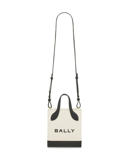 Borsa Con Logo di Bally in Natural