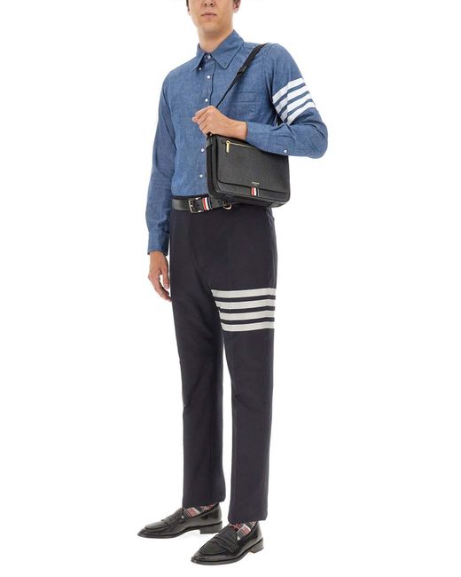 Camicia Button Down di Thom Browne in Blue da Uomo