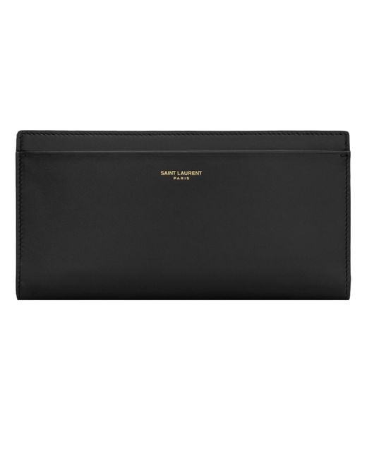 Saint Laurent Black Portafoglio Con Zip for men