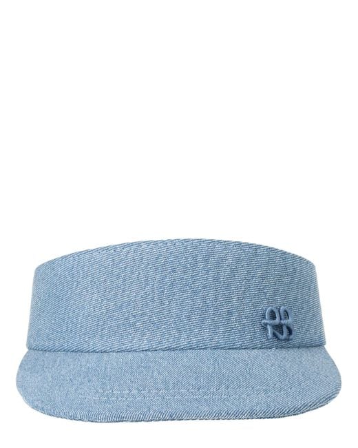 Ruslan Baginskiy Blue Denim Visor Beanie