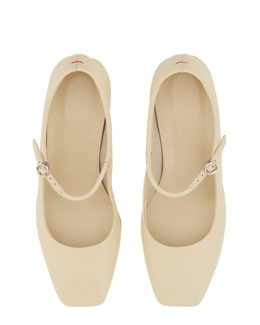 Pump "Aline" di Aeyde in Natural