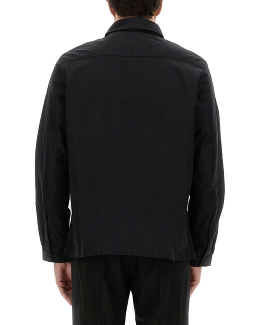 Camicia Con Zip di HUGO in Black da Uomo