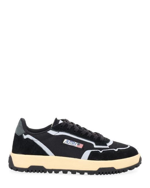 Autry Blue Logo Sneaker for men