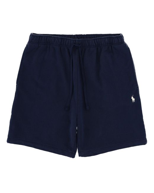 Polo Ralph Lauren Blue Logo Shorts for men