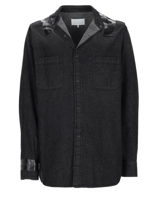 Maison Margiela Black 100% Cotton Shirt, Made for men