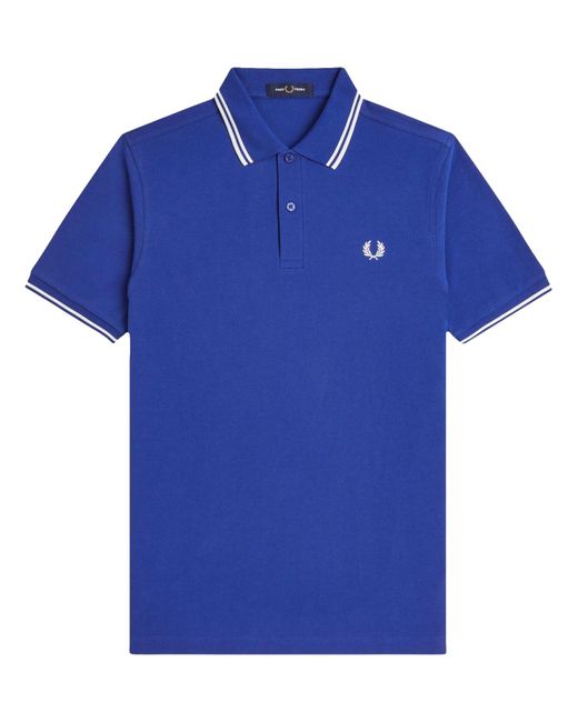 Fred Perry Blue Polo With Logo for men