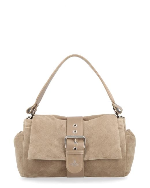 Vivienne Westwood Natural Borsa "Hazel" Extra Large