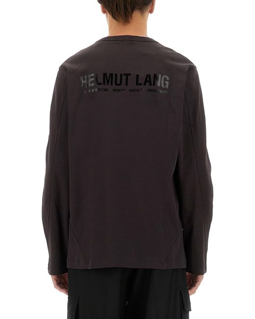 T-Shirt Apex di Helmut Lang in Black da Uomo