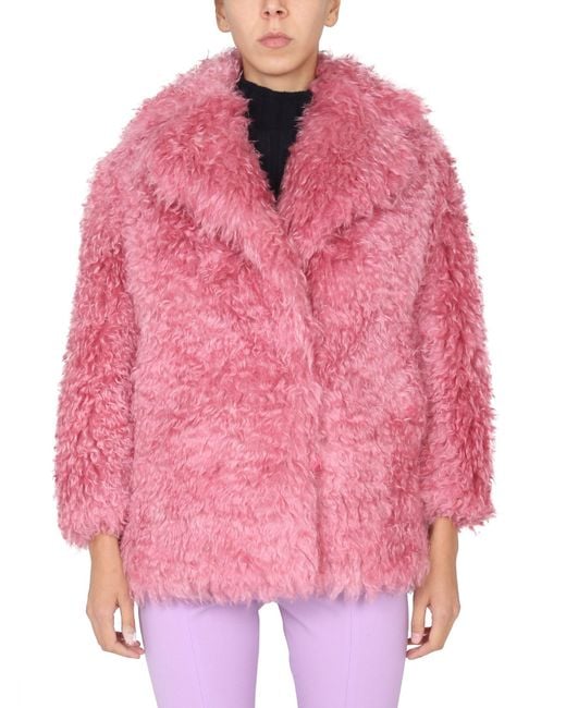 BECAGLI SINCE 1994 Pink Mohair Fur