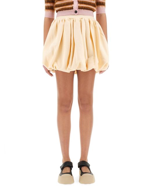 Marni Natural Balloon Skirt