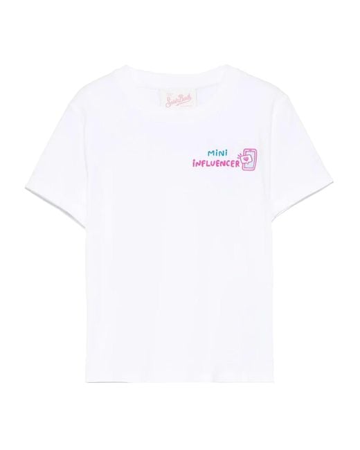 Mc2 Saint Barth White T-Shirt "Elly"