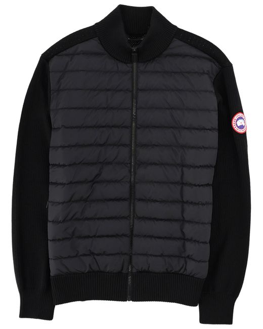 Canada Goose Black Quilted Mock Collar Jacket