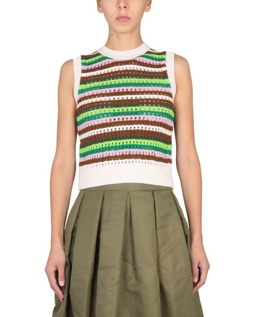 Department 5 Green Wool Patty Top