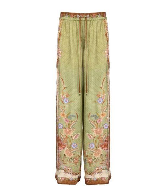 Zimmermann Green Pantalone "Indra"