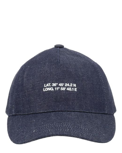 A.P.C. Blue Logo Baseball Hat