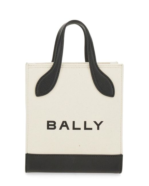 Bally Natural Sleek Logo Handbag