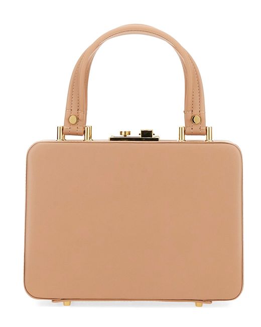 Borsa "Valì" di Gianvito Rossi in Natural