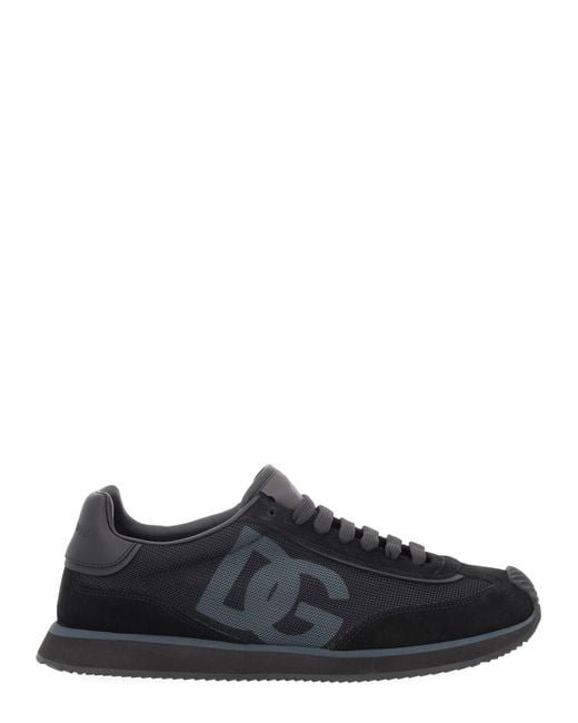 Dolce & Gabbana Black Sneaker "Dg Cushion" for men