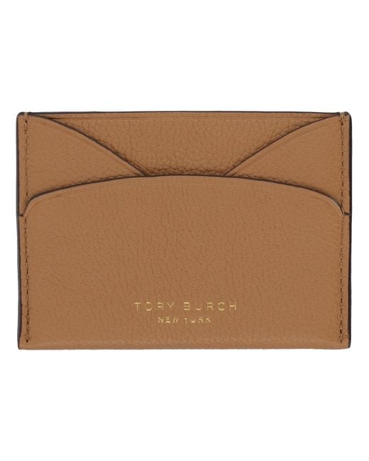 Tory Burch Brown Card Holder "Romy"